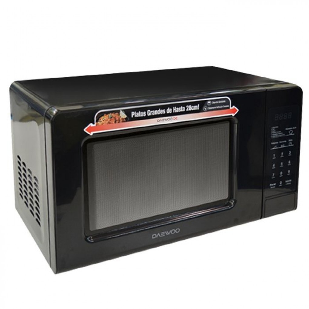 Daewoo 0.7 Cft Microwave 700 Watts (Black)